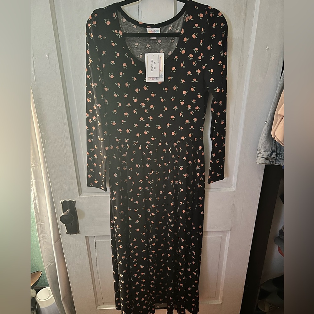 Long Sleeve Empire Waist Dress